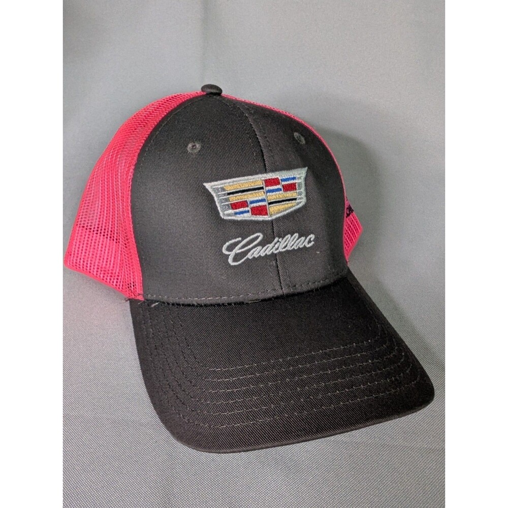 Cadillac Women's Hot Pink One Size Big Star Baseball Hat Gray Golf Luxury